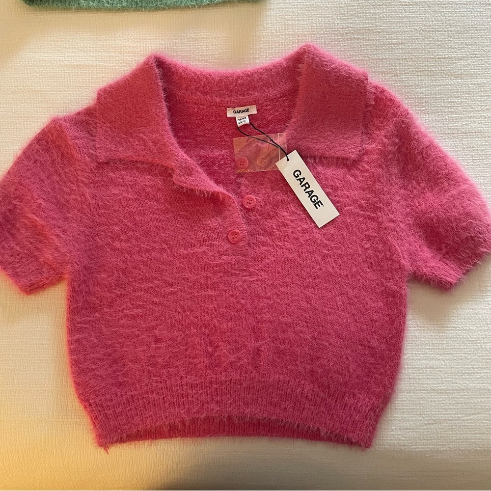 Fuzzy Garage Crop Top